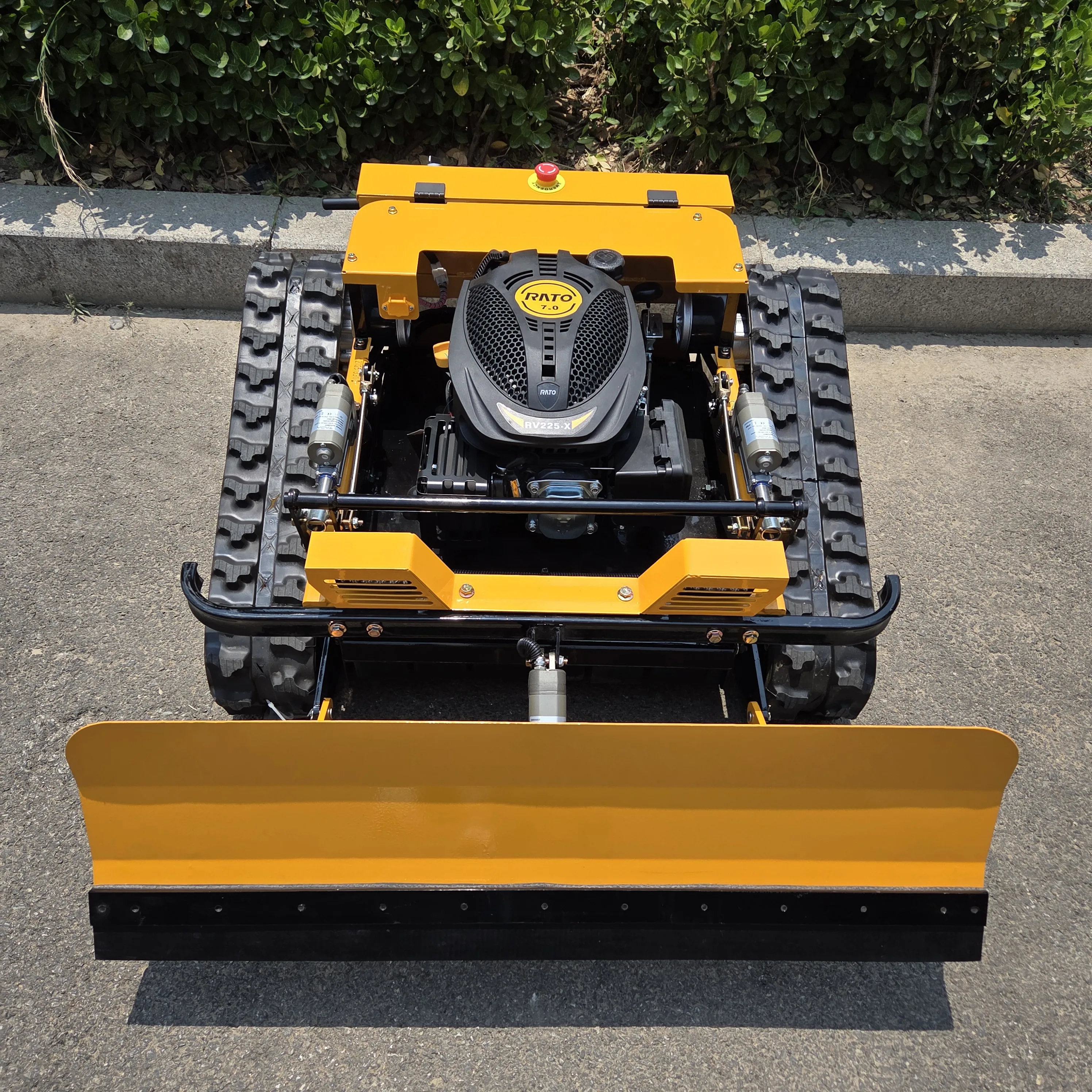 Мощная газонокосилка с дистанционным управлением — полностью автоматическое скалолазание, идеально подходит для эффективного прополки в садах и садах дома.