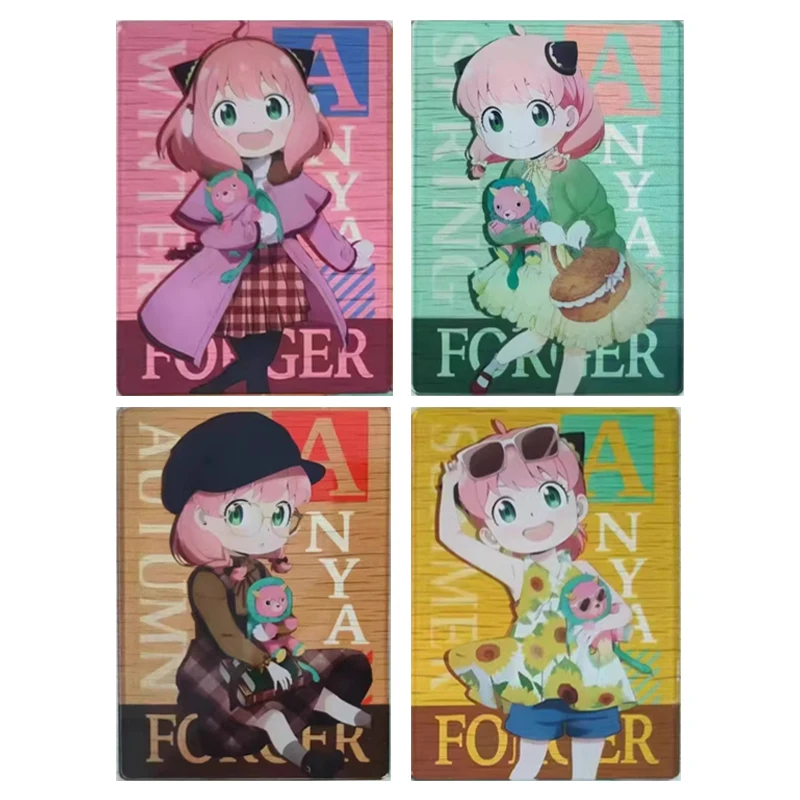 Porte-cartes de collection Anime Boy, virole Anya Forger, cartes éventuelles Y-FAMILY DIY, ornements en acrylique transparent, cadeaux de vacances