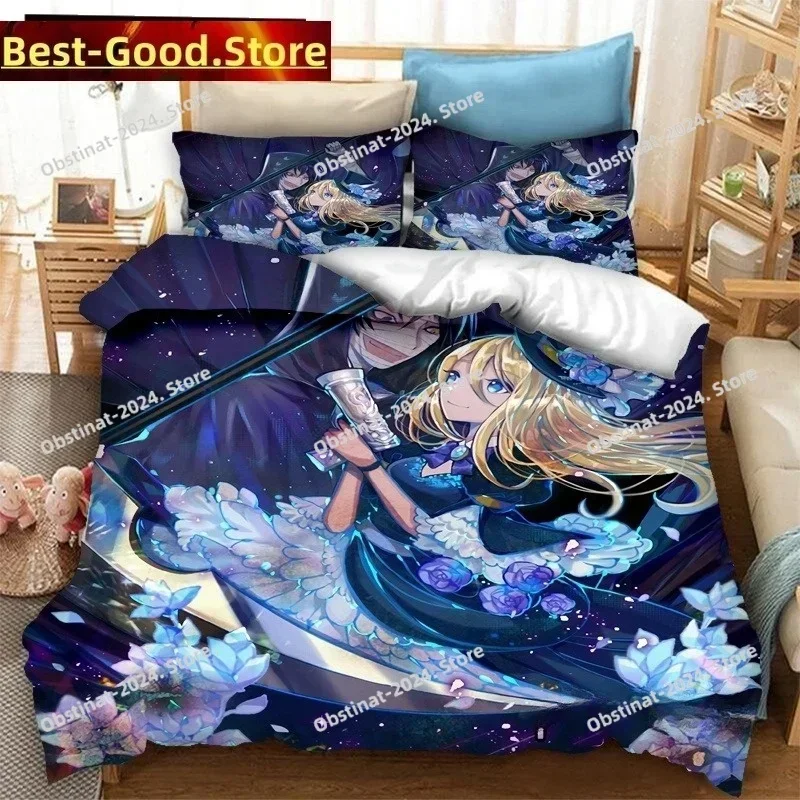 3D Anime Angels of Death Bedding Set Printed single Comforter Quilt Bed Cover Duvet Cover Pillow Case 3 Pieces Kids Adult Size