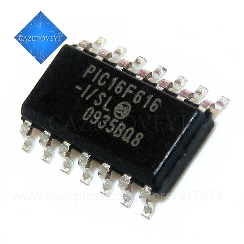 5pcs/lot PIC16F616-I/SL PIC16F616 SOP-14 In Stock