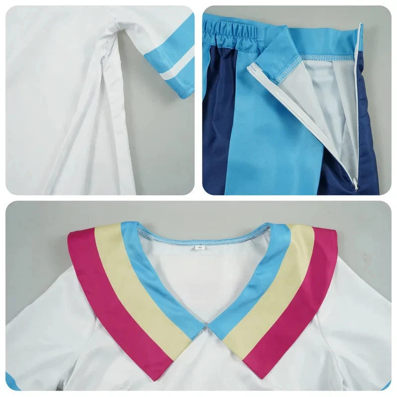 Gravity Falls Anime giffany cosplay costumes women girl cute sailor suit top and mini skirt set halloween cos FD1;6 - view 6