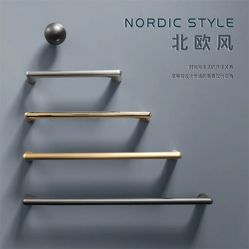 

Mirror Gold Cupboard Pull Handles Metal Round T-Strip Wardrobe Kitchen Drawer Cabinet Door Handle Knobs Furniture Fittings Diy