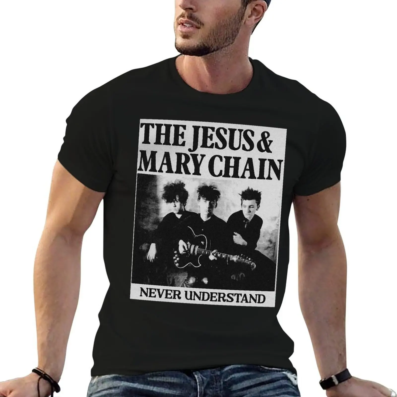 

The Jesus _amp_ Mary ChainNever Understand T-Shirt essential t shirt funny t shirts man T-Shirt