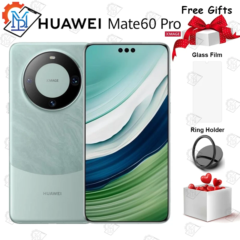 

Original Huawei Mate 60 Pro Mobile Phone 6.82 Inches OLED 120Hz Screen Kirin 9000S HarmonyOS 4.0 Battery 5000mAh Smartphone