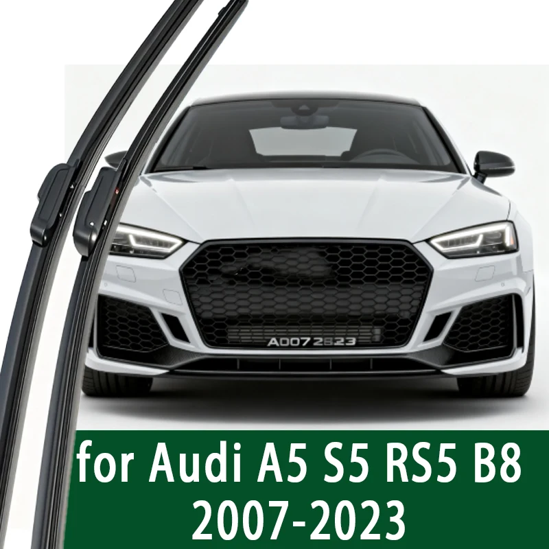 

Car Front Wiper Blades Windscreen for Audi A5 S5 RS5 B8 2007-2023 8T 8F 8W6 SLine 2018 2010 2011 2020 2008 2012 2009 Windshield