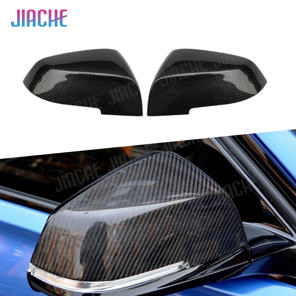 

2pcs Carbon Fiber Mirror Cover Rearview Side Mirror Cap for BMW 5 series F10 F11 F18 GT F0 6 series 7 series F01 F02 Car Styling