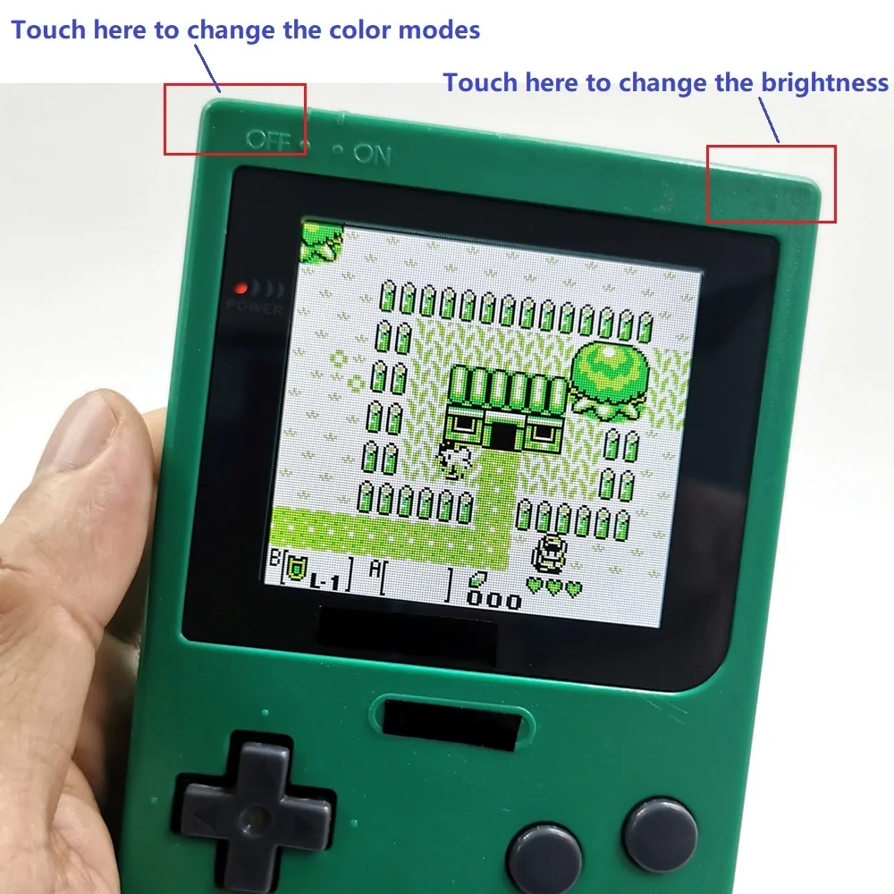 Super OSD Version RIPS LCD Retro Pixel Brightness Backlight LCD Kit For GameBoy Pocket For GBP LCD Console IPS LCD