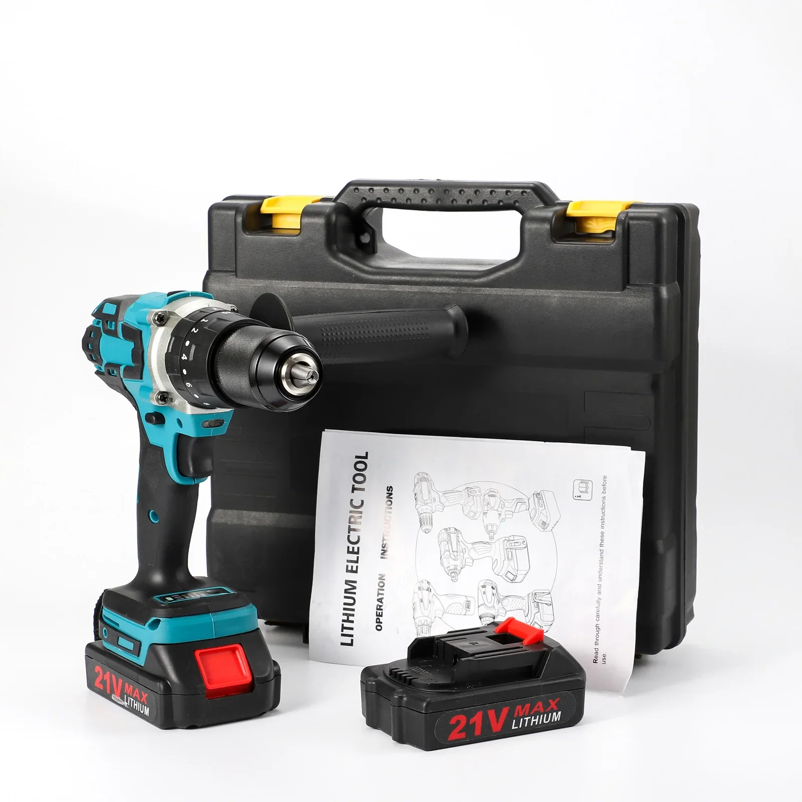 MKT 21V 13MM Portable Hand Power Tools Wireless Cordless Electric Impact Brushless Battery Drill