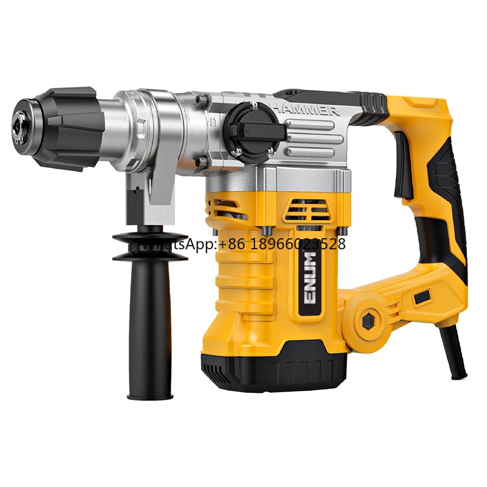 Electric Hammer Drill Machine Heavy Duty Rotary Hammer Drills for DIY Rated Voltage 220V