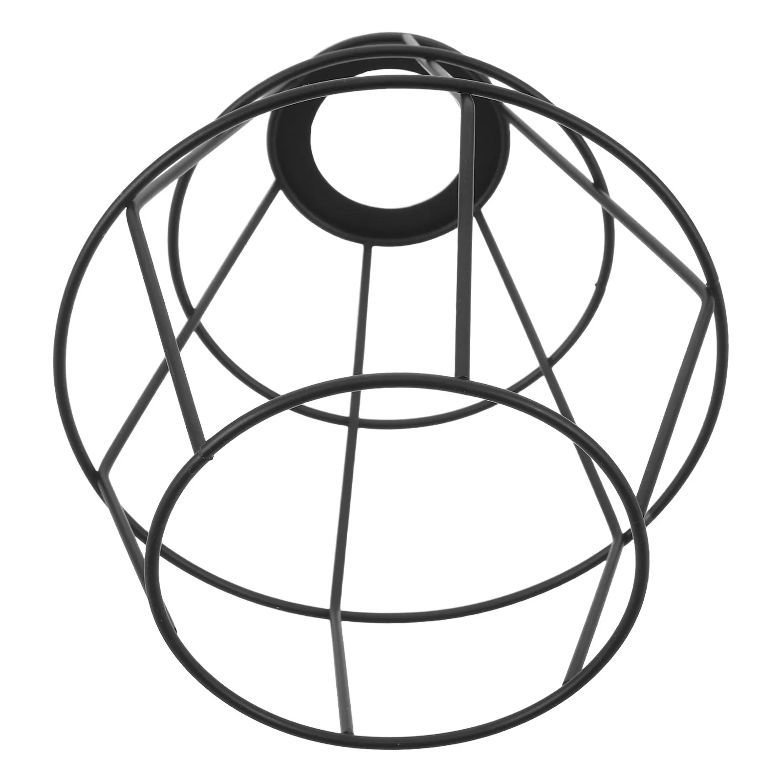 

Metal Pendant Light Shade Vintage Industrial Wire Cage Rustic Hanging Lamp Guard Replacement for Restaurant Hotel Nordic Modern