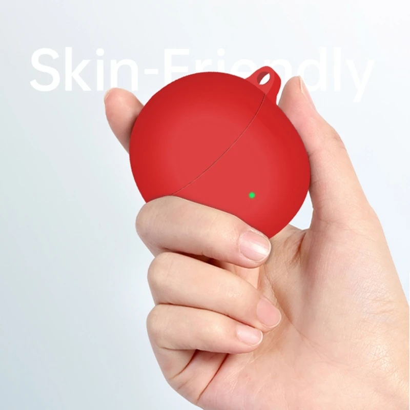 متوافق مع OPPO Enco Air3 سماعة رأس لاسلكية مقاومة للصدمات غطاء مقاوم للصدمات مضاد للغبار قابل للغسل غطاء من البولي يوريثان الناعم