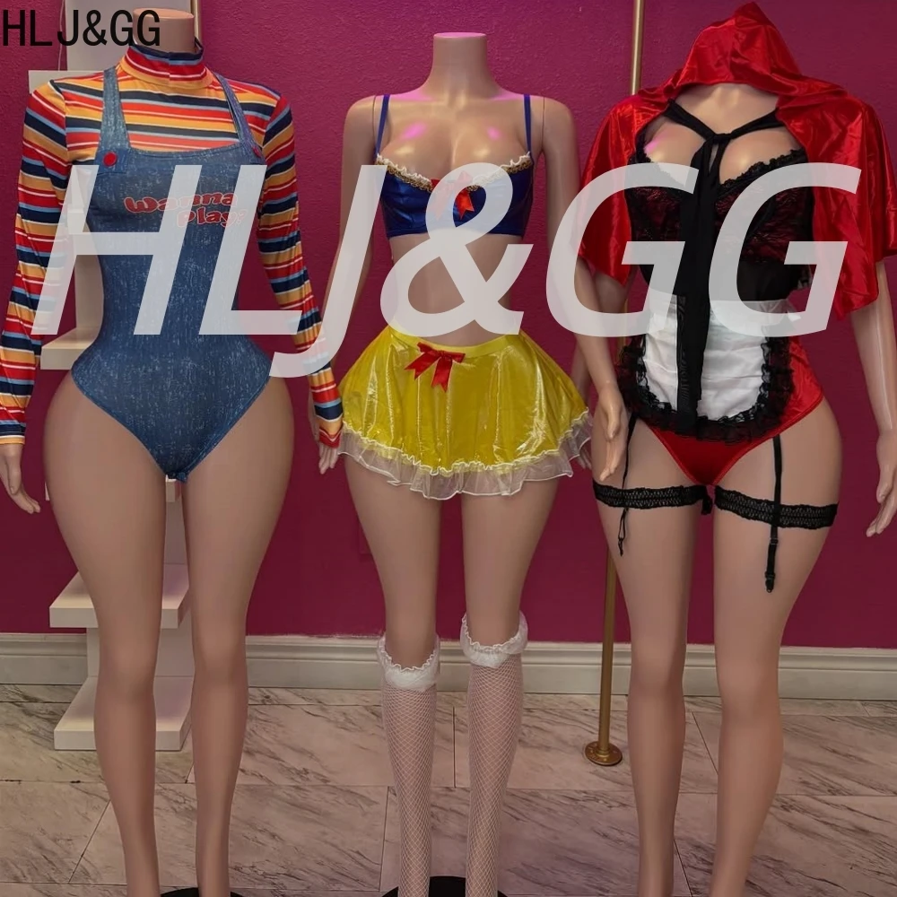 

HLJ&GG 2025 New Cosplay Hollow Mesh Stockings Butterfly Festival Contrast Mesh Yellow Sheer Sexy Lingerie Bra Set Women Clubwear