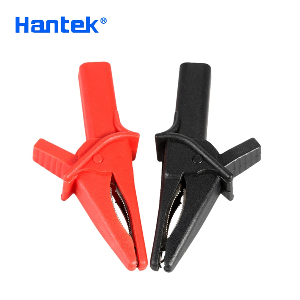 Hantek HT18A Crocodile Clip Large Dolphin Electric Gator Clip 4mm For Digital USB Oscilloscope Automotive Tools Accessories