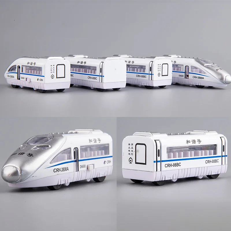 새로운 자기 고속철도 모델 시뮬레이션 Fuxing Harmony Rail 기차 기차 장난감 어린이 교육 생일 선물