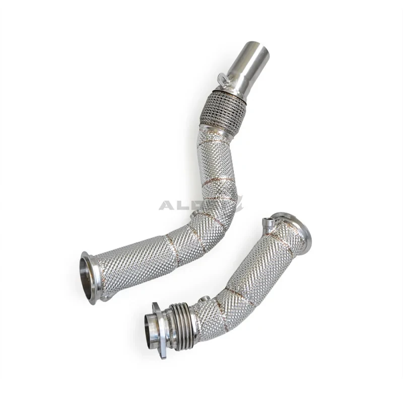 Picture 7: Suitable M2 M2C F87 3.0 2017-2020 stable quality exhaust pipe with insulating layer