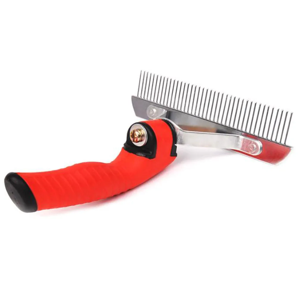 High Performance Pet Hair Comb for Dogs Cats Single Row Rake Design Grooming Tool Sturdy Reliable Easy Operation Ideal Gift Pet