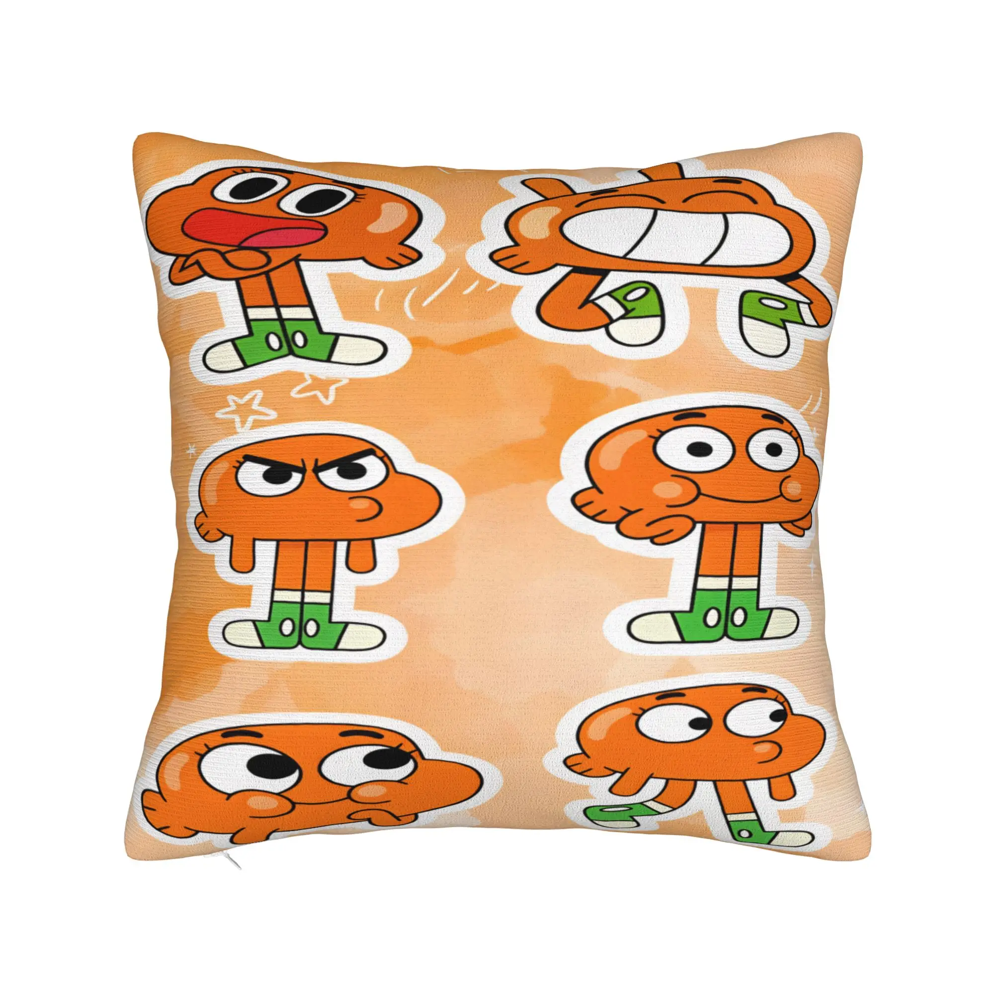 Pillow Case Gumball Gum Ball Watterson Amazing Cartoon  Comfy  Pillow Cover For Sofa Home Decor Vintage Pillowcases
