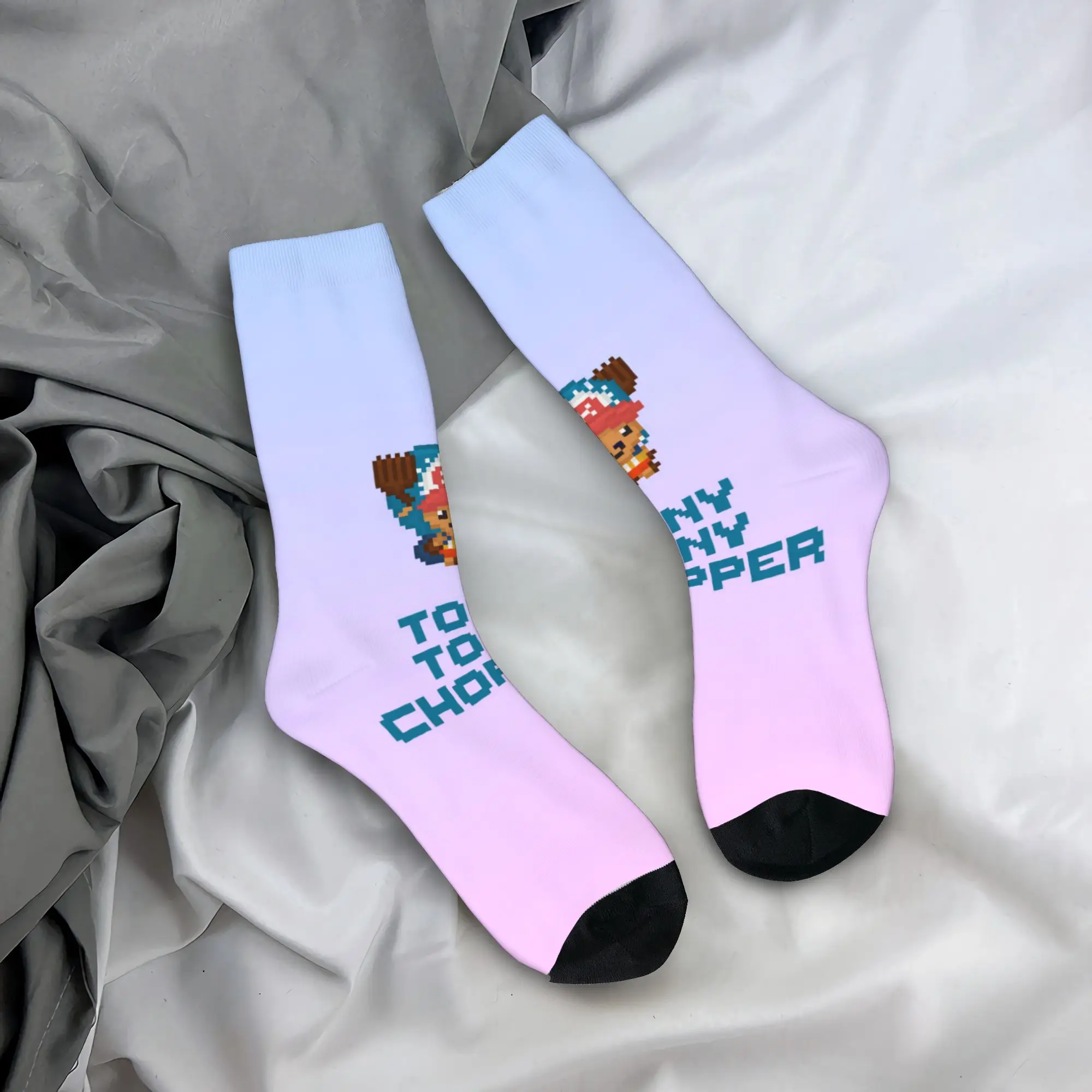 

Мужские модные носки Tony Tony Chopper, унисекс, дышащие, теплые, с 3D-принтом, носки-круизеры One Piece