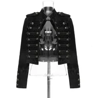 Chaqueta vaquera corta con abertura y botones para mujer, ropa de calle informal, holgada, moda Primavera otoño 2025, chaqueta vaquera de manga larga con cuello levantado