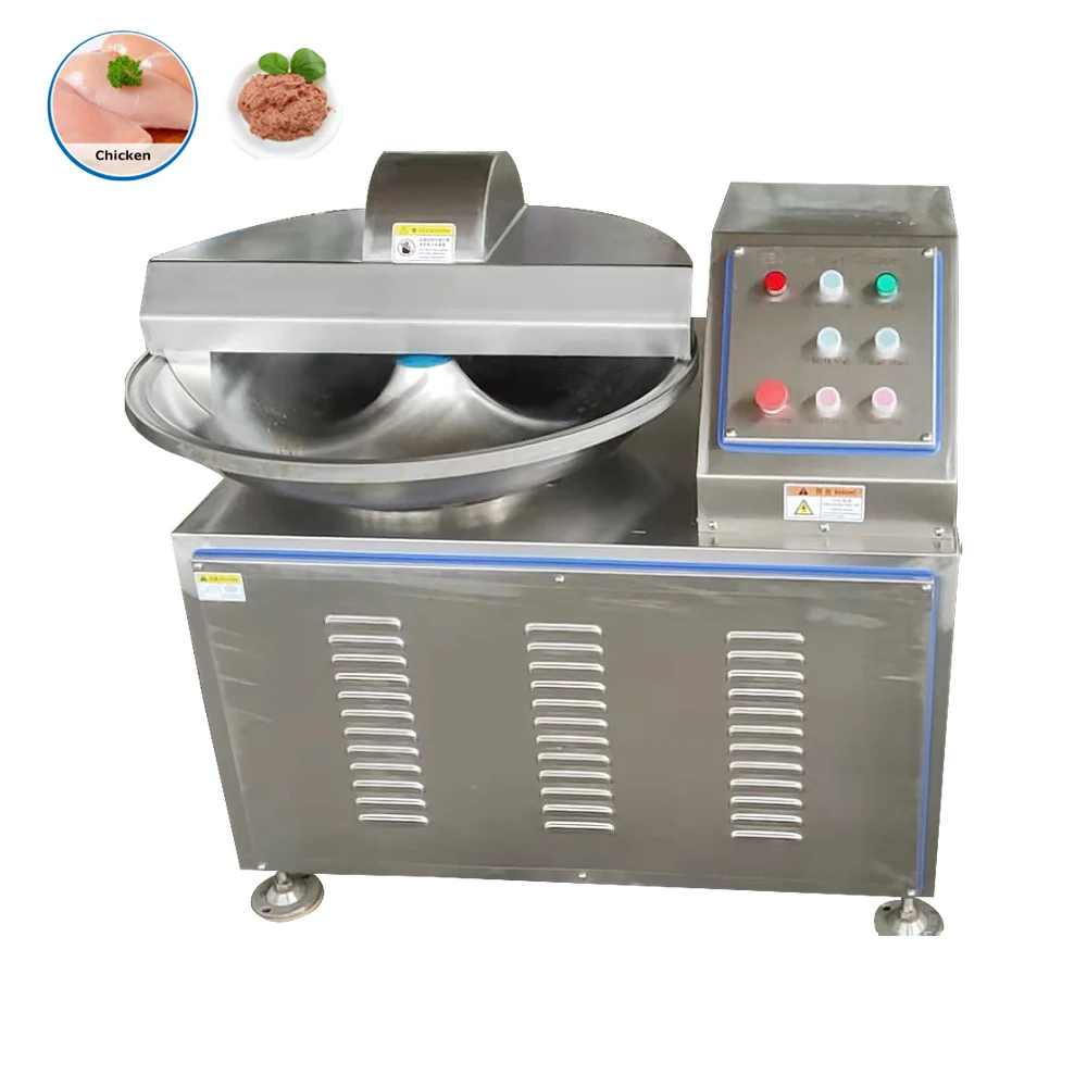Bowl Cutter 500kg Chopper Blender Food Processor Meat Processing Machinery Industrial