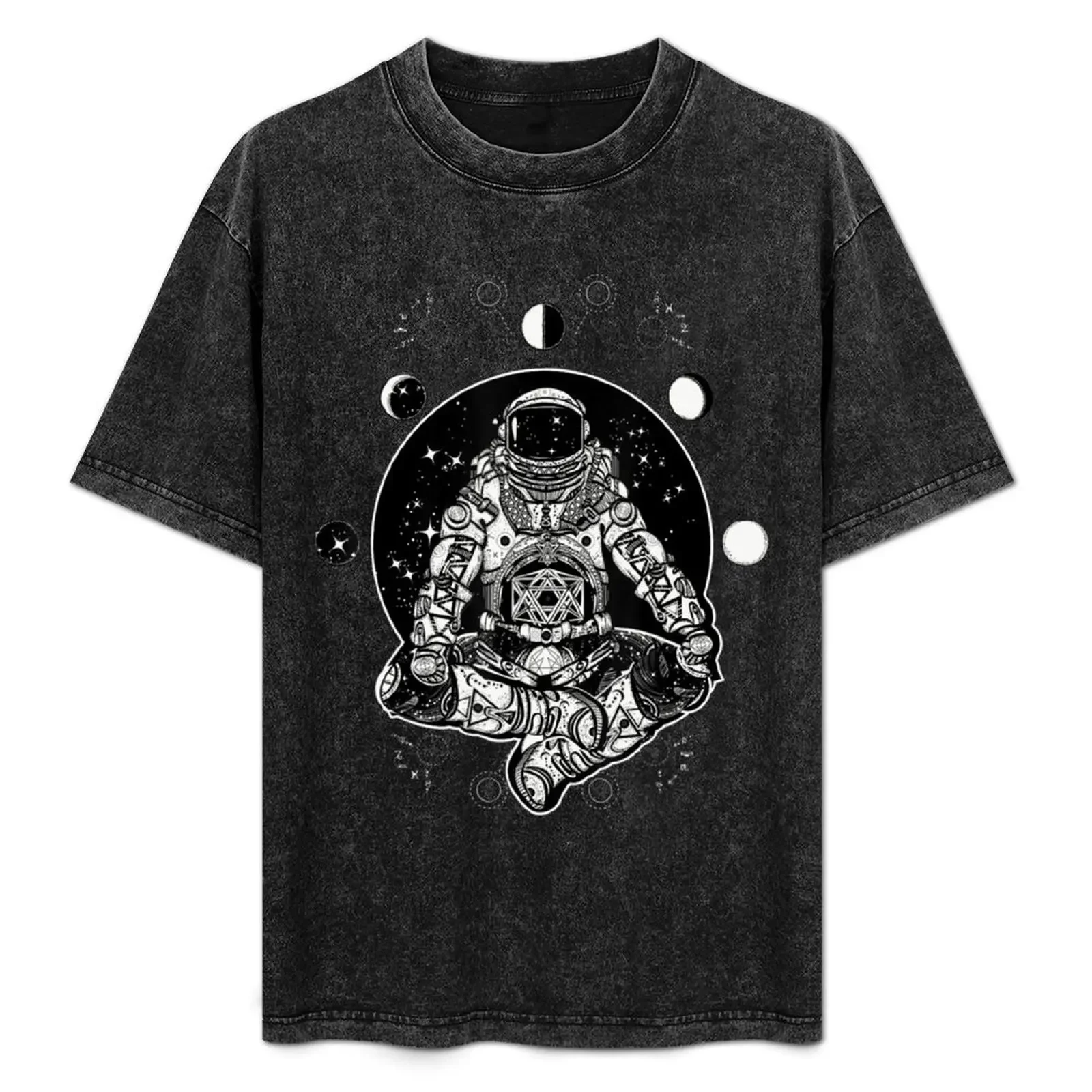 

Future Astronaut Moon Phases Zen Psychonaut T-Shirt Man t-shirt shirts graphic Personalized t-shirt men t shirts