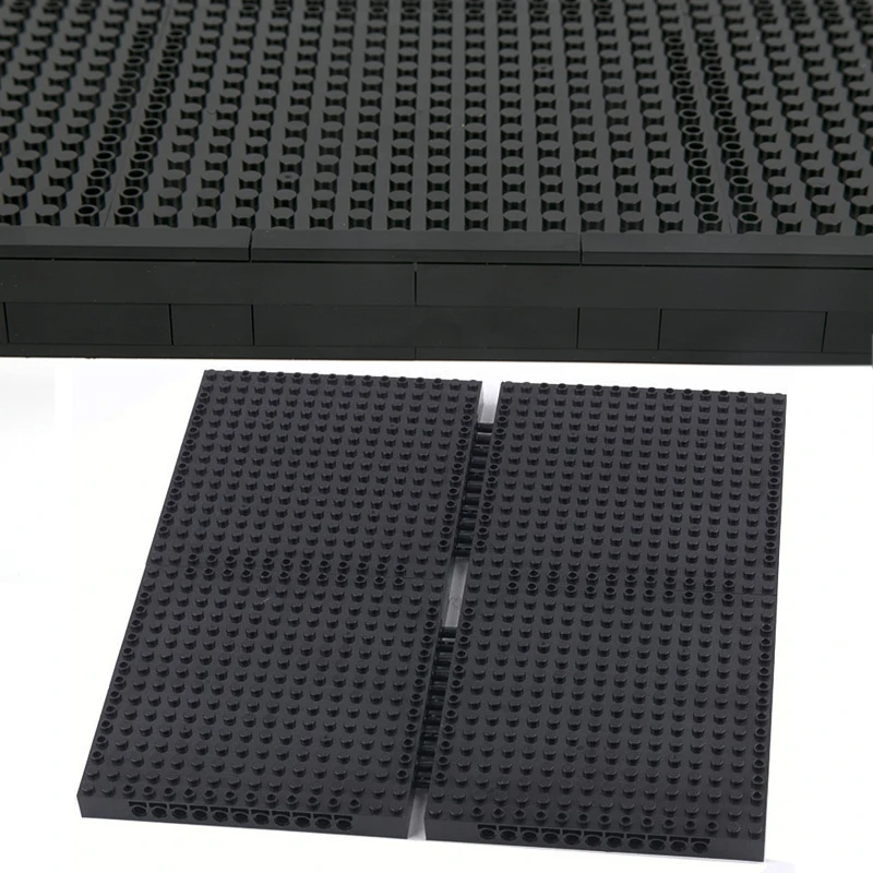 MOC Building Blocks Freely Combined Baseplate 16x16 Compatible 65803 48x48 Bricks Baseboard Border Pixel Painting Special Board