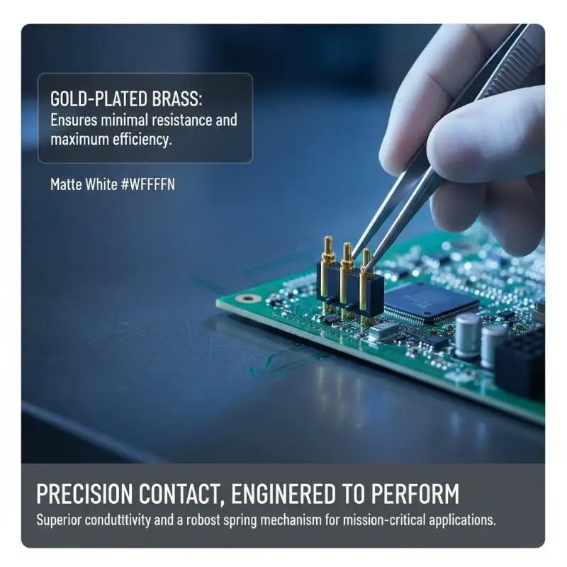 SMT Side Mount Pogo Pin Connector 2 Pack Spring Loaded 2 3 4 5 Pin 2.5mm Pitch for PCB Board Repair