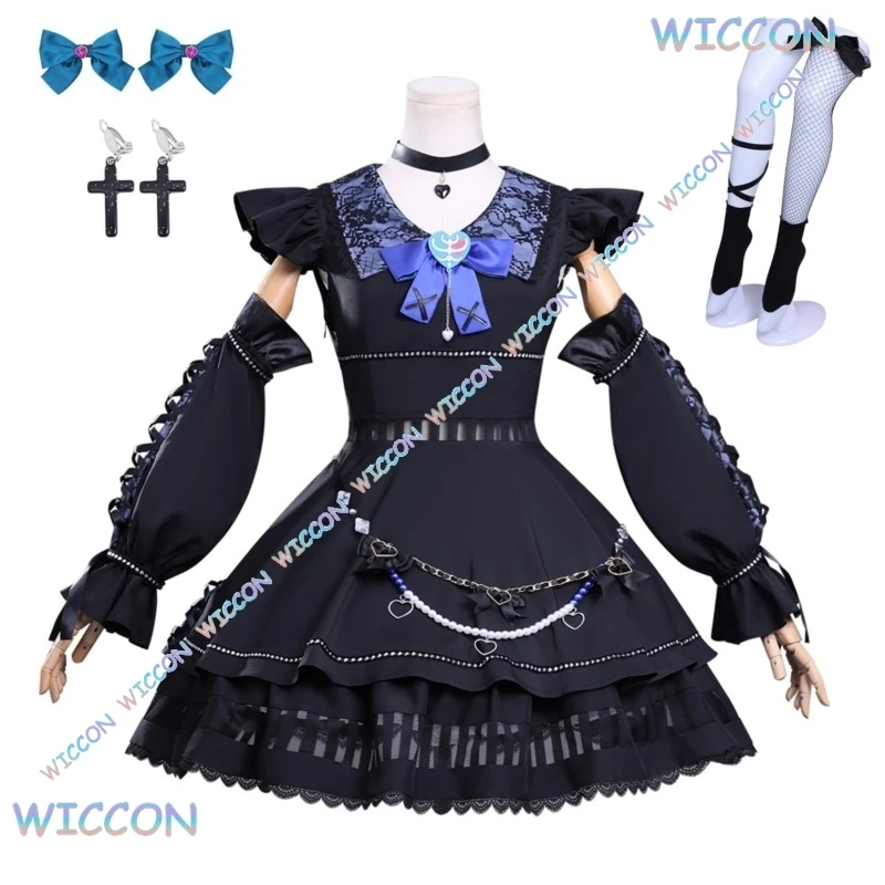 أزياء روكا نونو التأثيرية CosRoom/Pers Onana Night Phantom مجموعة أزياء نسائية للمناسبات التنكرية أزياء الهالوين للعب الأدوار
