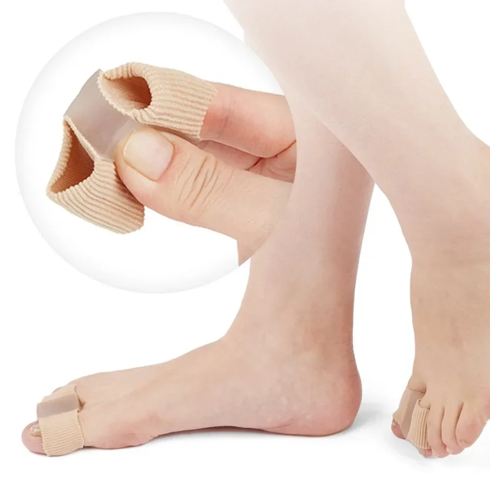 1Pcs Silikon Zehenspreizer Finger Separator Bunion Valgus Corrector Daumen Korrektur Haarglätter Fußpflege Orthopädie Füße