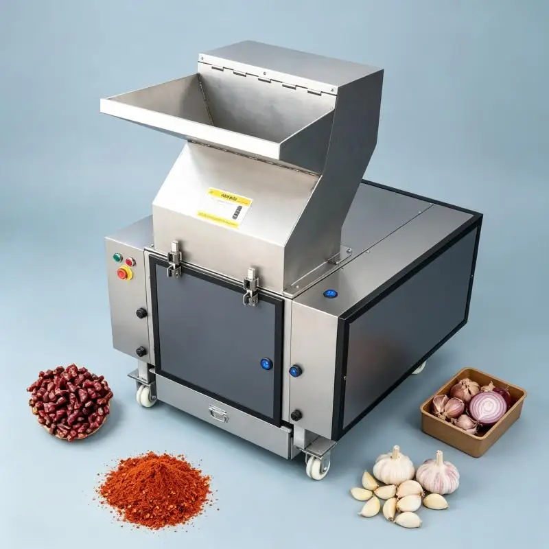 Coarse Crusher Machine Dust Collecting Coarse Crusher Anti Blocking For Medicinal Herb Bulk Raw Material Pre Crushing