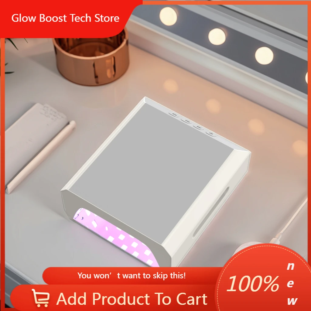 

NYs New Arrival 60W Wireless Dual Light Rechargeable Cordless UV Led Gel Dryer Nail Lamp for Nail Salon