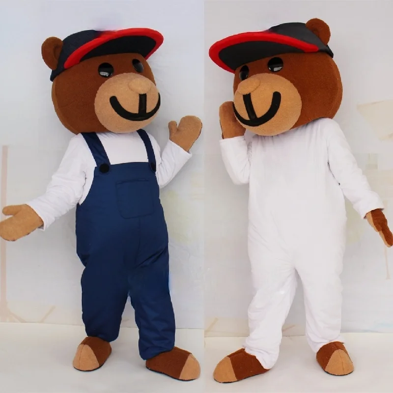 Halloween Easter Cartoon Doll Costumes Bear People Wear Walking Plush Dolls Puppets and Custom Bear Mascots