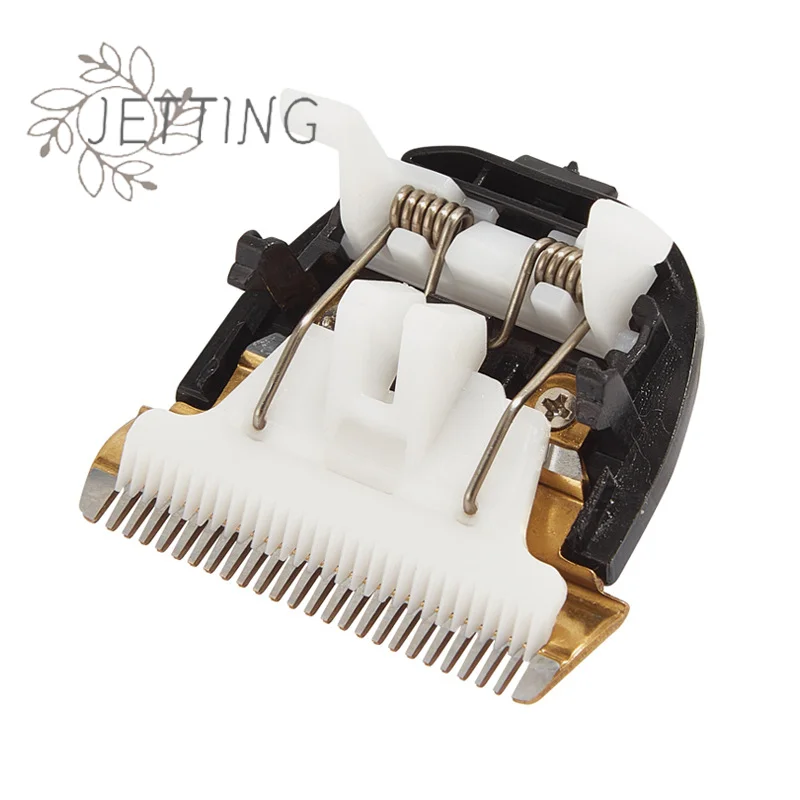 Hot 1Pc Hair Grooming Trimmer Head Clipper Blade 24 Teeth Cutter Shaver Universal Accessory Original Ceramic Titanium Replacemen