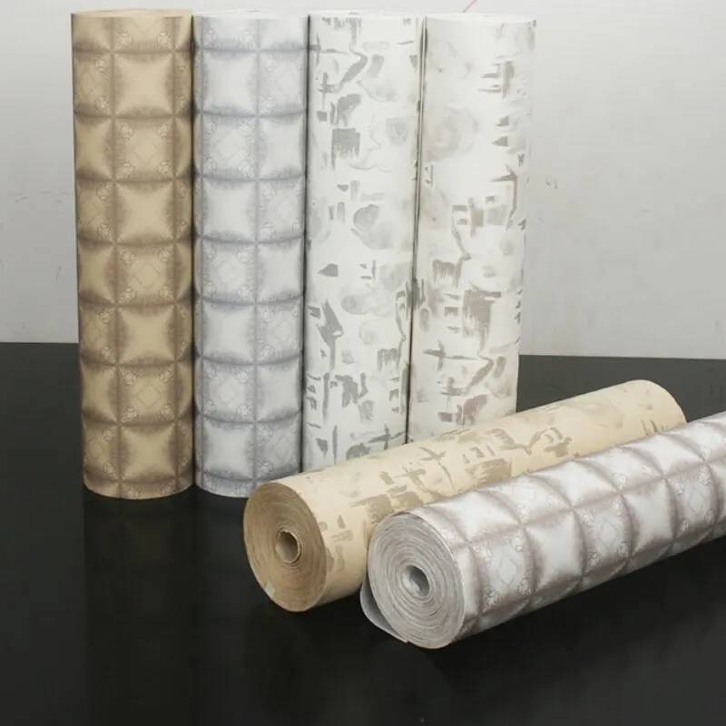 34cm x 20m Vintage Half Cooked Rice Paper Roll Floral Pattern Long Scroll for Chinese Brush Calligraphy, Traditional Art Paper