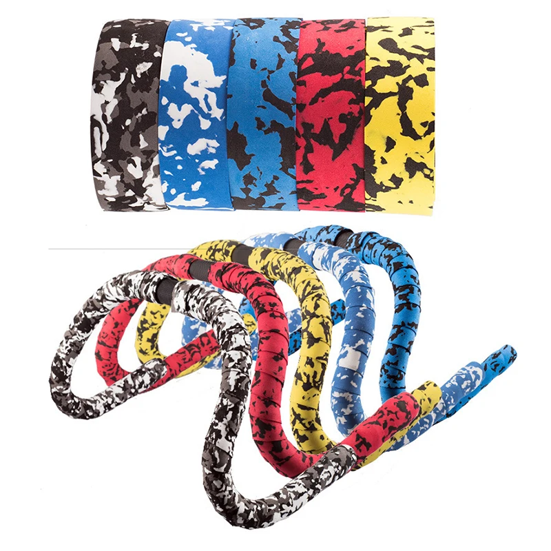 Fahrradlenkerband, EVA-Griffe, Schwamm-Fahrradgriff-Griffband, rutschfestes Radfahren-Lenkerband, Multi Camoflague – Detail 9