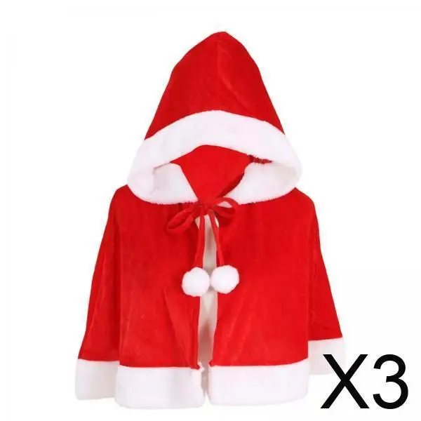 Capa larga de encaje, capa de terciopelo rojo, disfraz de Navidad para mujer, chal de peluche para disfrazarse en Halloween, evento festivo