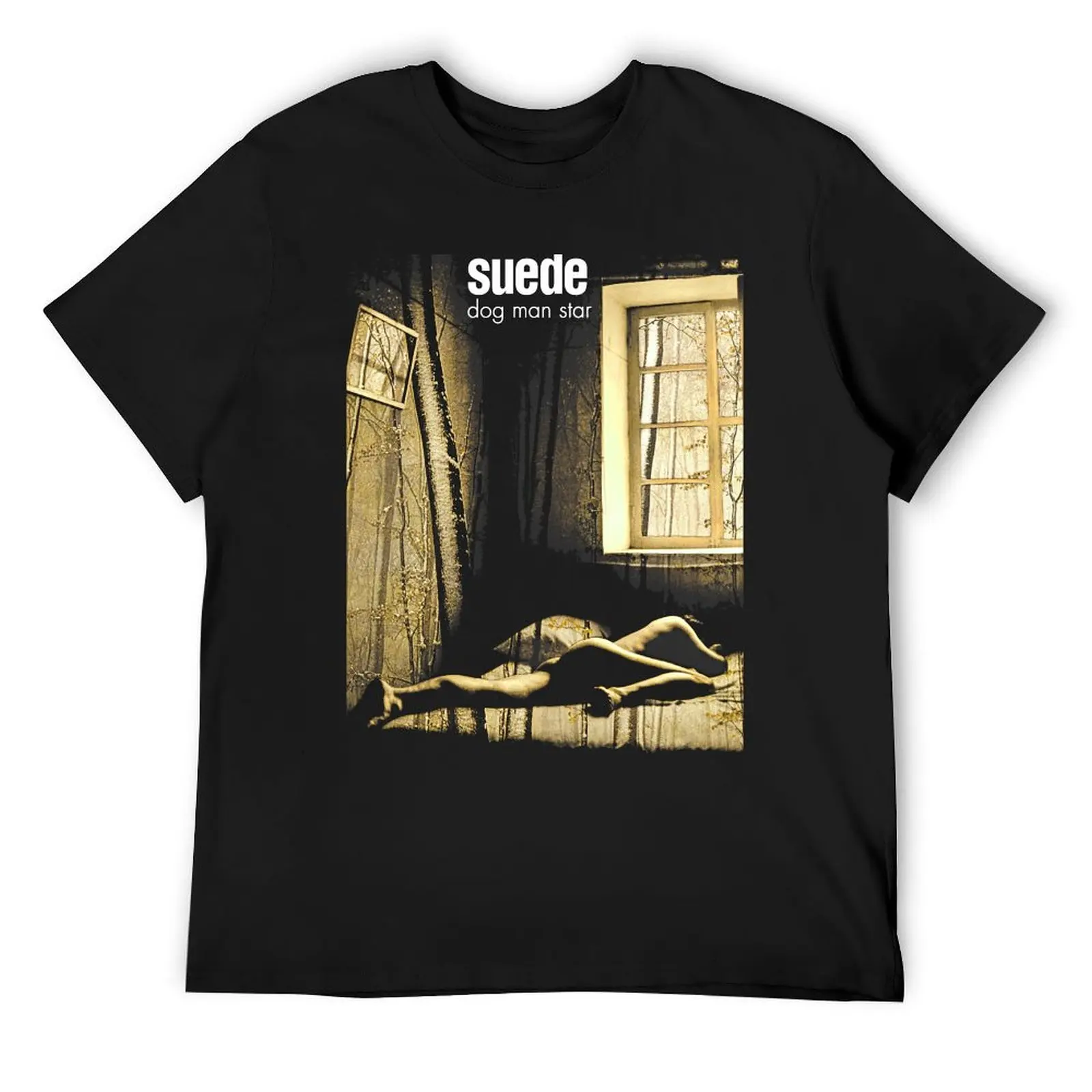 SUEDE DOG MAN STAR 1994 album cover T-Shirt plus size tops oversized vintage graphic tee big and tall t shirts for men