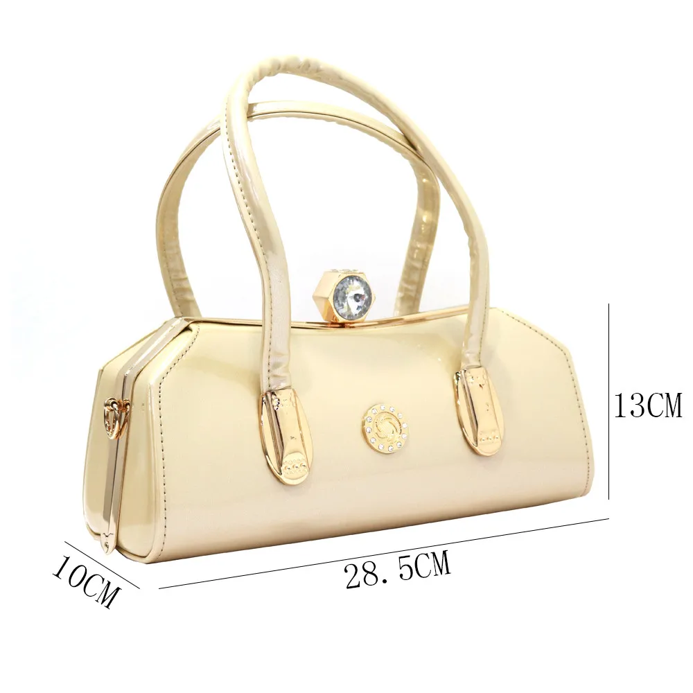 Large Capacity Women\'s Fashion Diamond Gold Khaki Blue Luxury Party Evening Bag Opening Rhinestones Newly Arrived Handbag