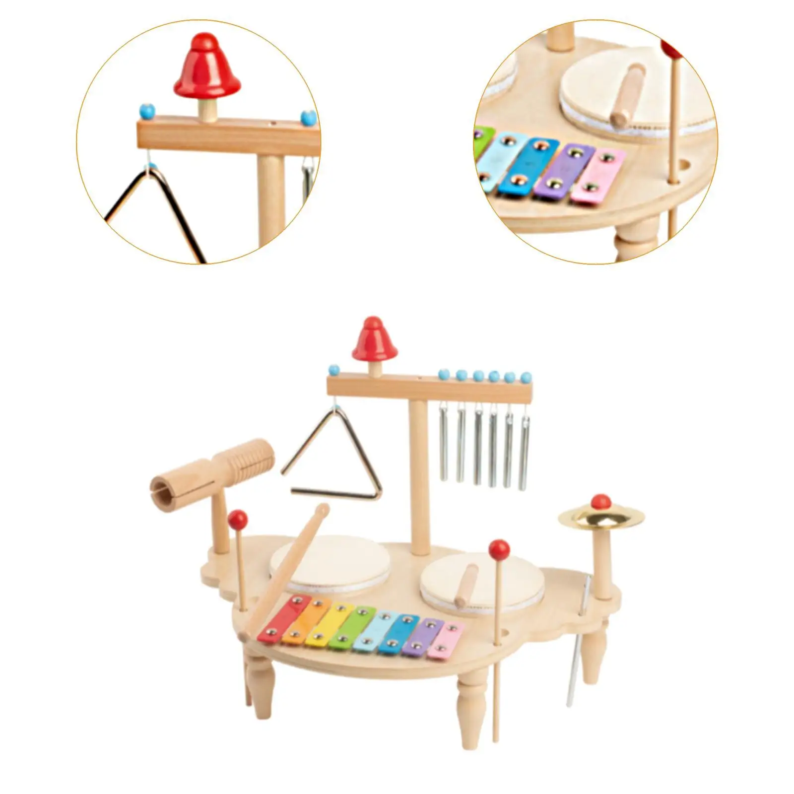 Ensemble de batterie Xylophone pour enfants, jouet musical pour garçons et filles, cadeau d'anniversaire