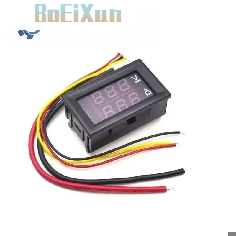 DC 0-100V 10A Digital Voltmeter Ammeter Dual Display Voltage Detector Current Meter Panel Amp Volt Gauge 0.28