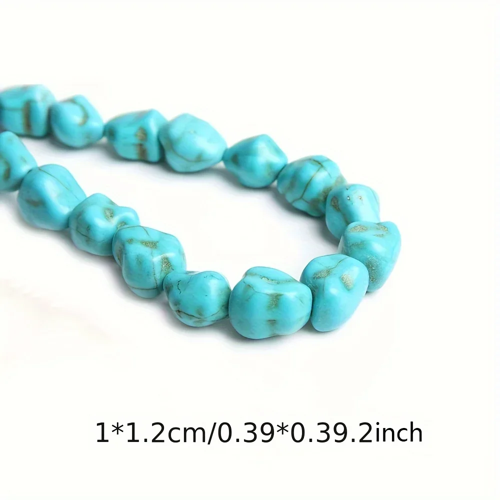 10/30pcs Loose Turquoise  Beads For DIY Fashion Jewelry Making, Bracelets,Necklace Phone Chain Birthday Gifts Beaded Accessories