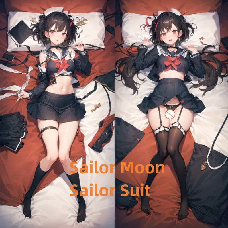 

Dakimakura Anime Pillow Case Sailor Moon Sailor Suit Double-sided Print Of Life-size Body Pillowcase Gifts Can be Customized