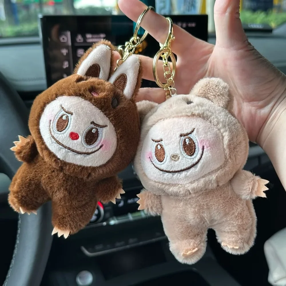 Hot Anime Figure Bubu Series Pendant Toy Cute Monster Model Plush Doll Keychain Toys Cute Birthday Christmas Halloween Gifts