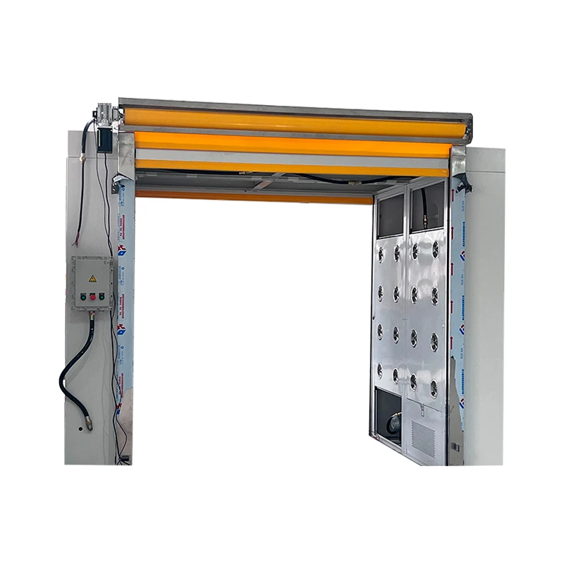 MRJH-1500 Fully Automatic Air Shower Room 304 Stainless Steel with Soft Curtain for Pharma Cleanroom GMP Certified