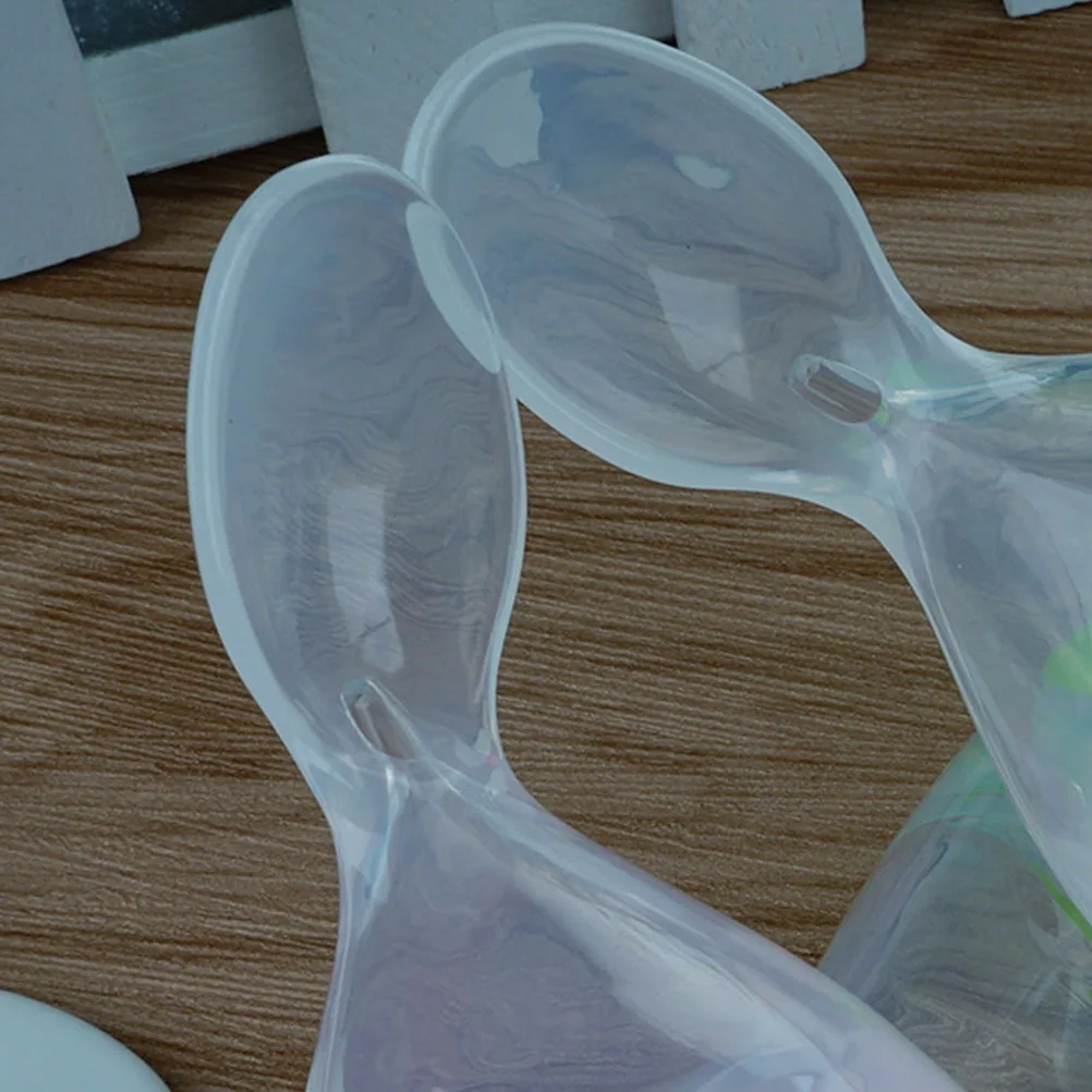 90 مللي سيليكون الطفل الأرز زجاجة المغذية ملعقة غطاء تغذية الرضع الحليب نقية الغذاء سهلة ضغط تغذية الطفل زجاجة أرز سيليكون #4