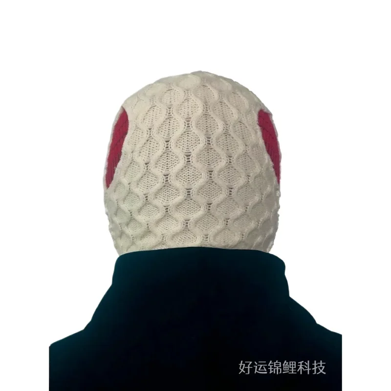 Attack On Titan Mask popular explosive models giant head hat  Ski cap cycling cap handmade fall and winter warm pullover hat COS