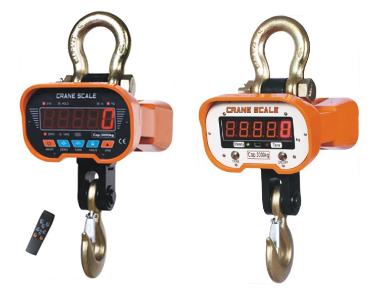 2000kg 3000kg 5000kg 10000kg Electronic Crane HANGING HOOK Scale