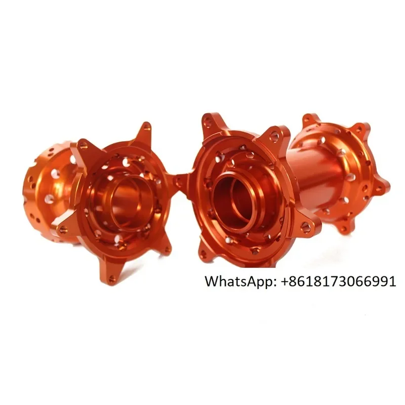 Motorcycle rim orange hub for YZ 450	 motorcycle accessories and parts   1PC