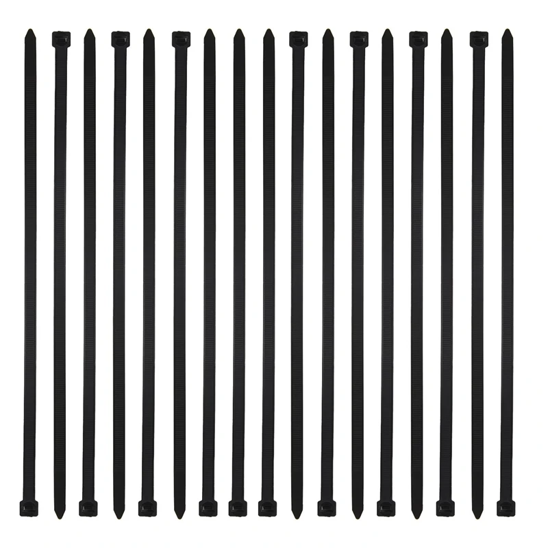 New Zip Ties 12 Inch Heavy Duty Zip Ties With 120 Pounds Tensile Strength, Black Cable Ties, 100 Pieces