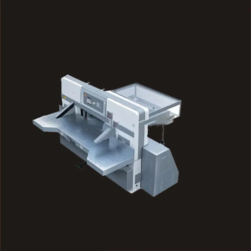 8 Programs Control Double Hydraulic Double Guide Leather Paper Guillotine Machine